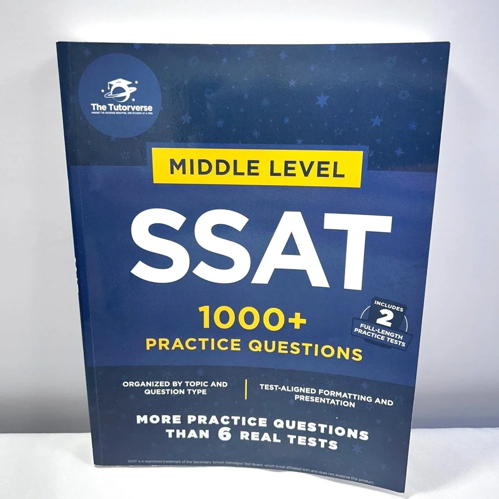 Middle Level SSAT: 1000+ Practice Questions Paperback The Tutorve